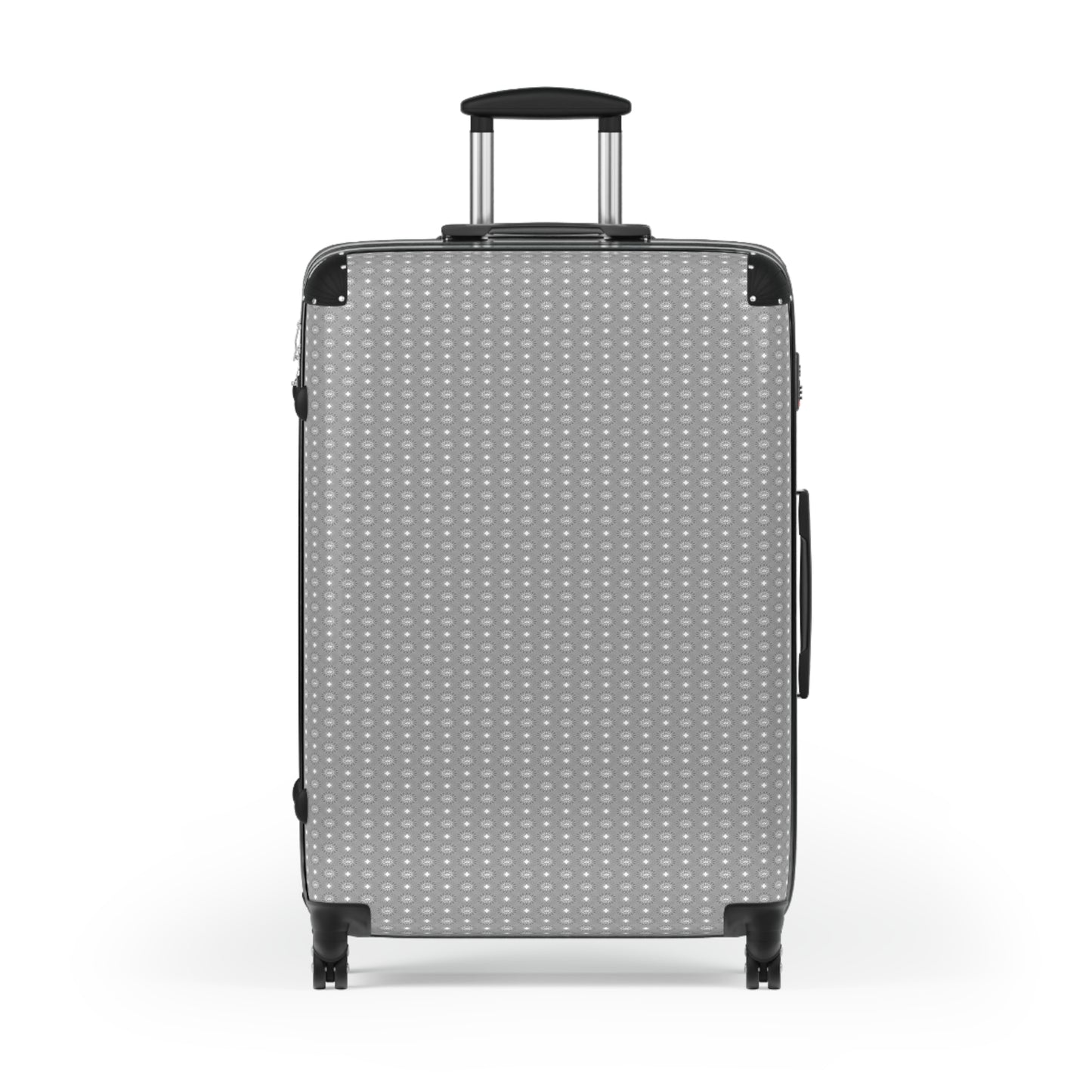 Desaturated Star-crossed Bodies Large Suitcase with built in lock, 4 double-wheels, telescopic handle, and ABS back hard-shell