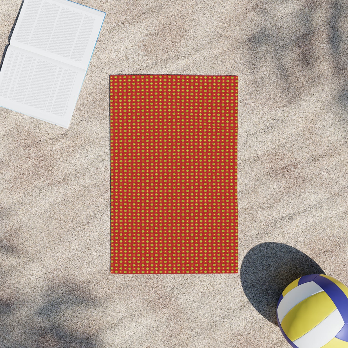 Late Evening Star-crossed Bodies Beach Towel, 18" x 27"