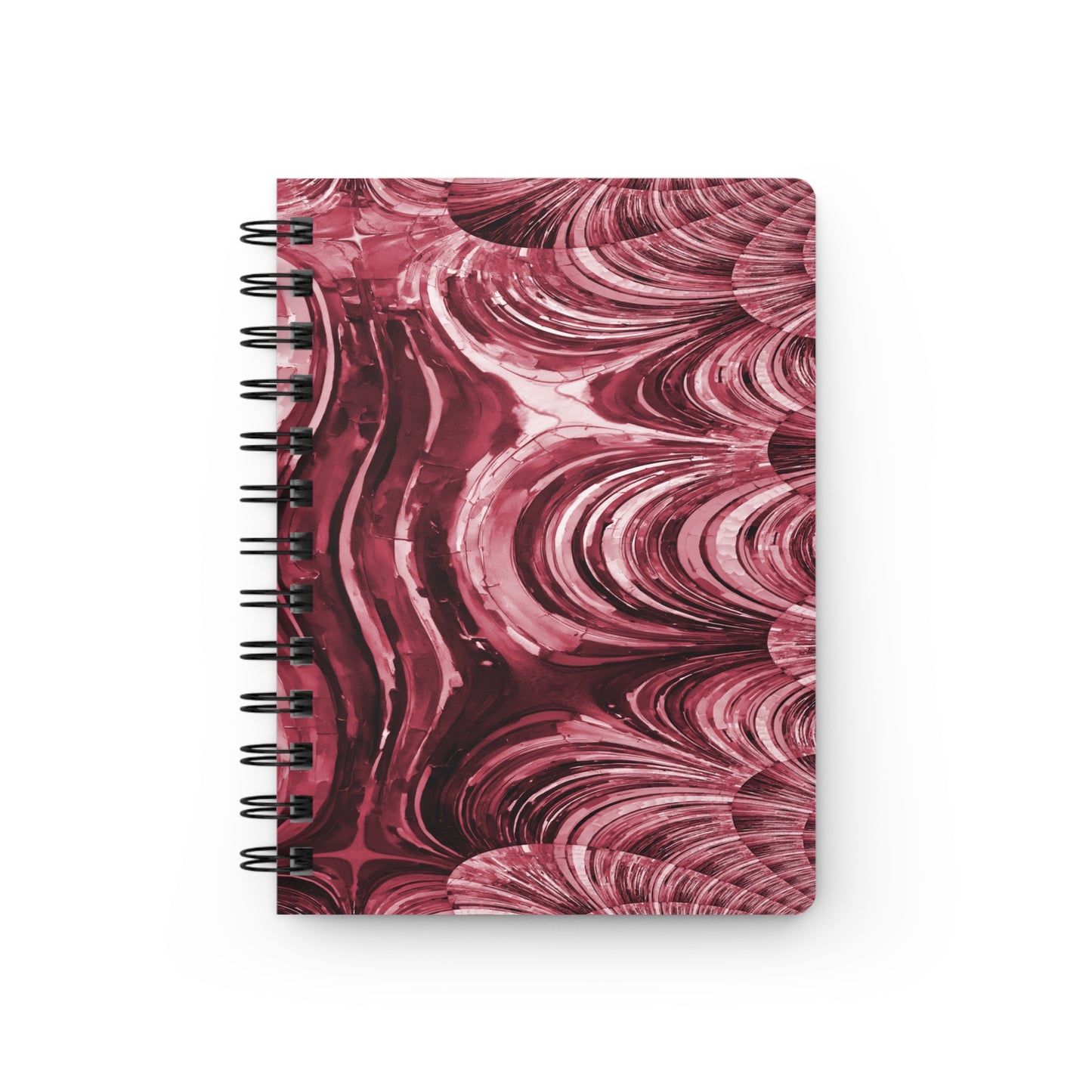Uzi Spiral Ruby Bound Journal, 5" x 7" 150 pages