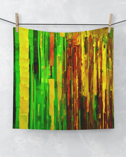 Striped Beta Face Towel, 13" x 13"