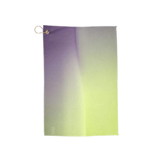 Purple Golden Fade 16" x 24" Golf Towel