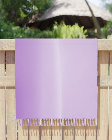 Soft Lavender Fade 38" × 81" Boho Beach Cloth
