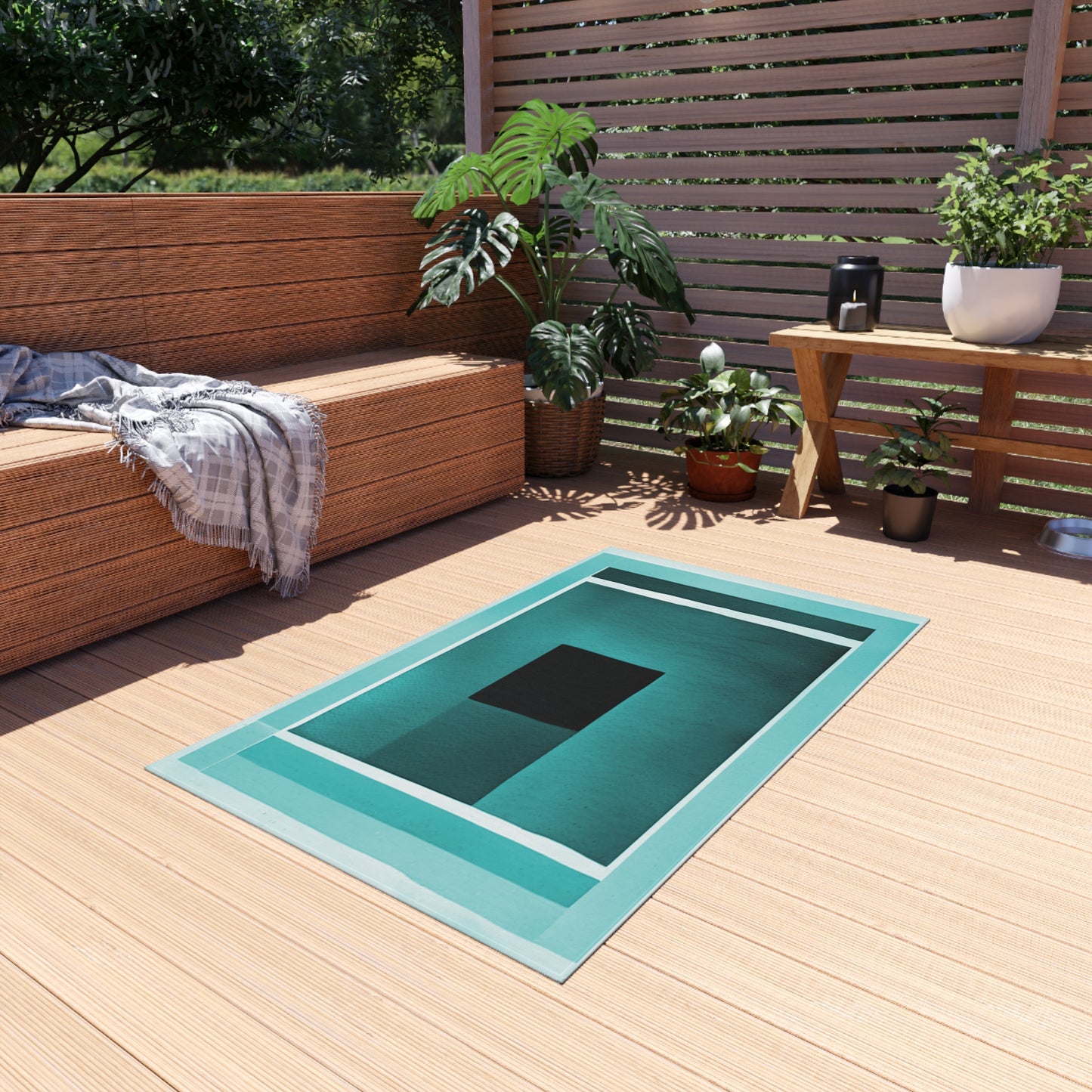Tif Shadow 36" x 60" Outdoor Rug