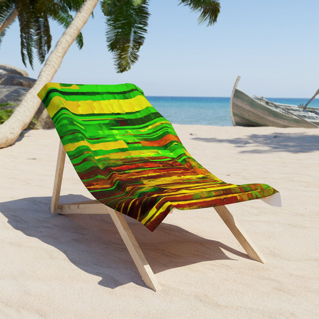 Striped Beta Beach Towel, 30" x 60"