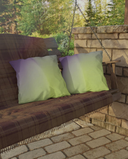 Purple Golden Fade 18" x 18" Outdoor Pillow