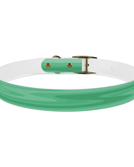 Mint Green Wavey Extra Large Dog Collar