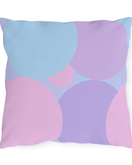 Pastel Purple and Mauve Patches 16" x 16" Outdoor Pillows