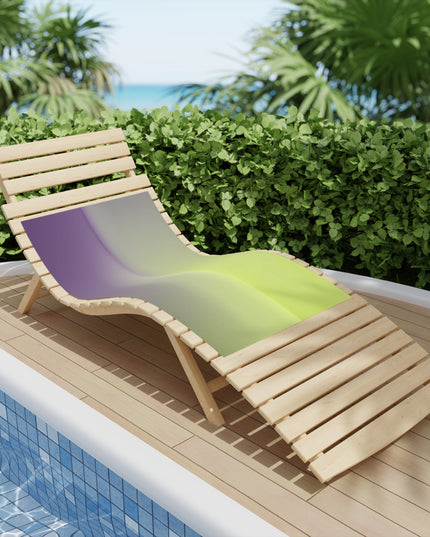 Purple Golden Fade Beach Towel, 24" x 44"