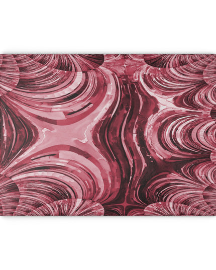 Uzi Spiral Ruby 11" x 15" Glass Cutting Board
