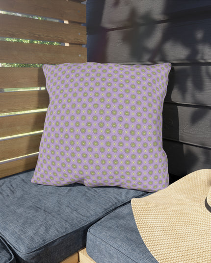 Magenta Star-crossed Bodies 18" x 18" Outdoor Pillow