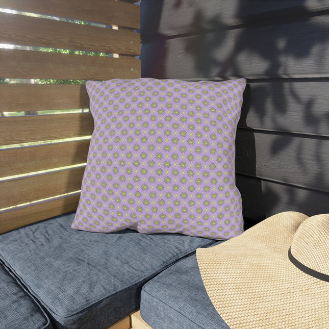 Magenta Star-crossed Bodies 18" x 18" Outdoor Pillow