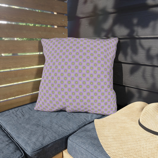 Magenta Star-crossed Bodies 18" x 18" Outdoor Pillow
