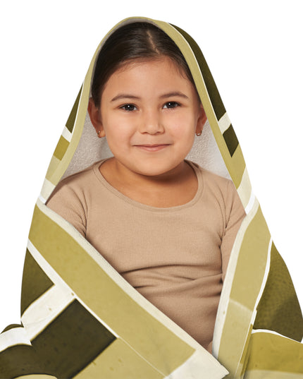 Tan Shadow Youth Hooded Towel, 24" x 48"
