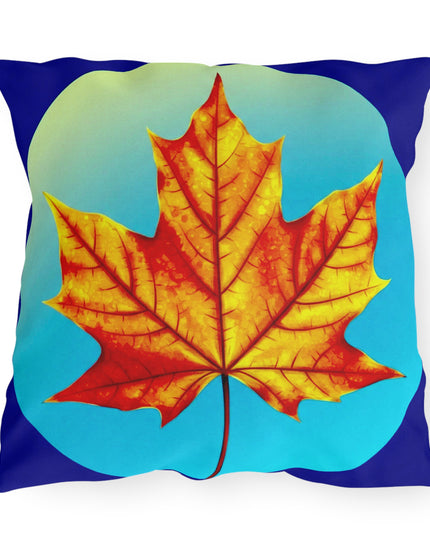 Alpha Maple Leaf 20" x 20" Outdoor Pillow