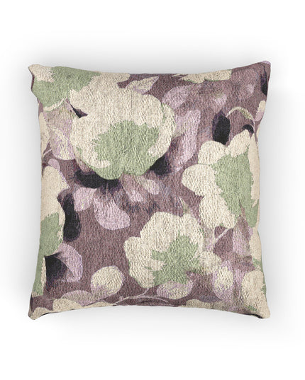 Lavender Yellow Florals Woven Pillow, 17" x 18"