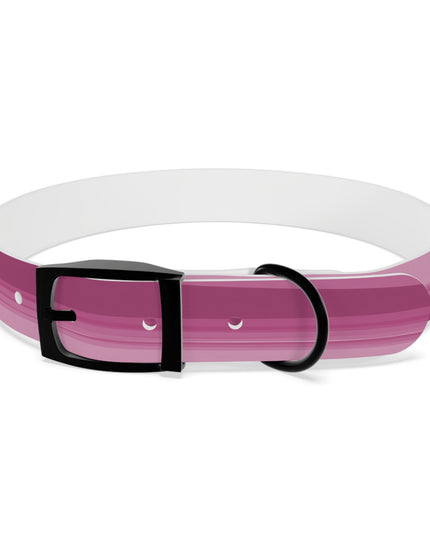 Pinky Mauve Wavey Large Dog Collar