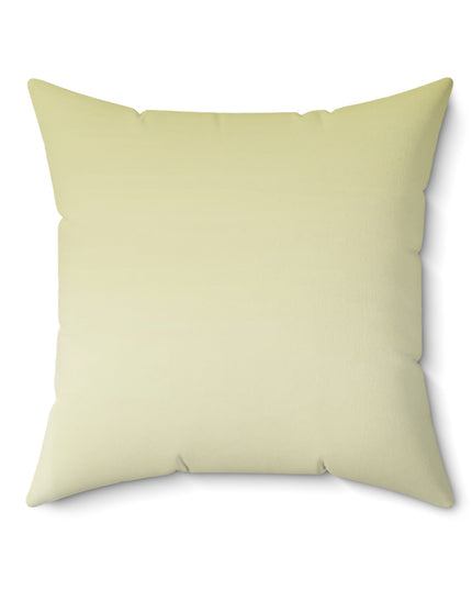 Lemon Fade 20" x 20" Faux Suede Square Pillow