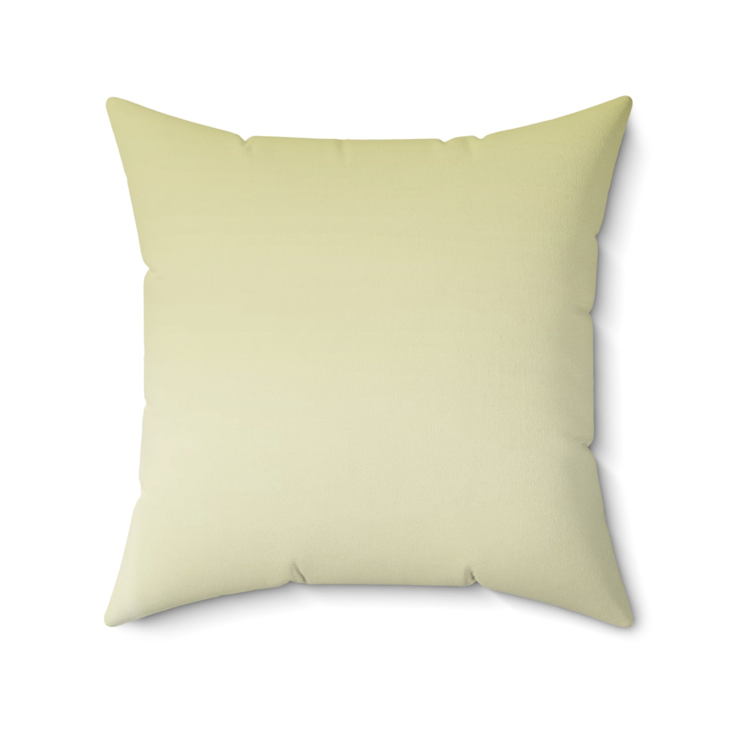Lemon Fade 20" x 20" Faux Suede Square Pillow