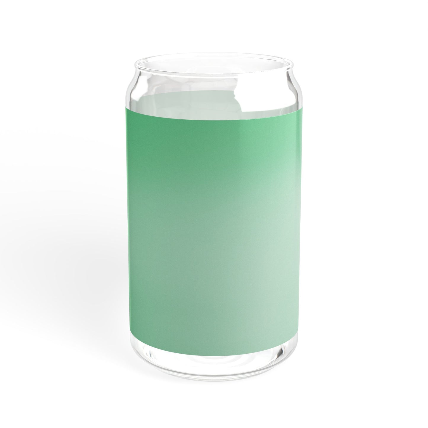 Mint Fade Sipper Glass, 16oz
