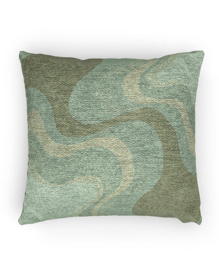 Greenie Meanie Wavey Woven Pillow, 17" x 18"