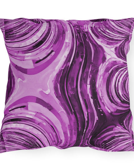 Uzi Spiral Powder Lavender 20" x 20" Outdoor Pillow