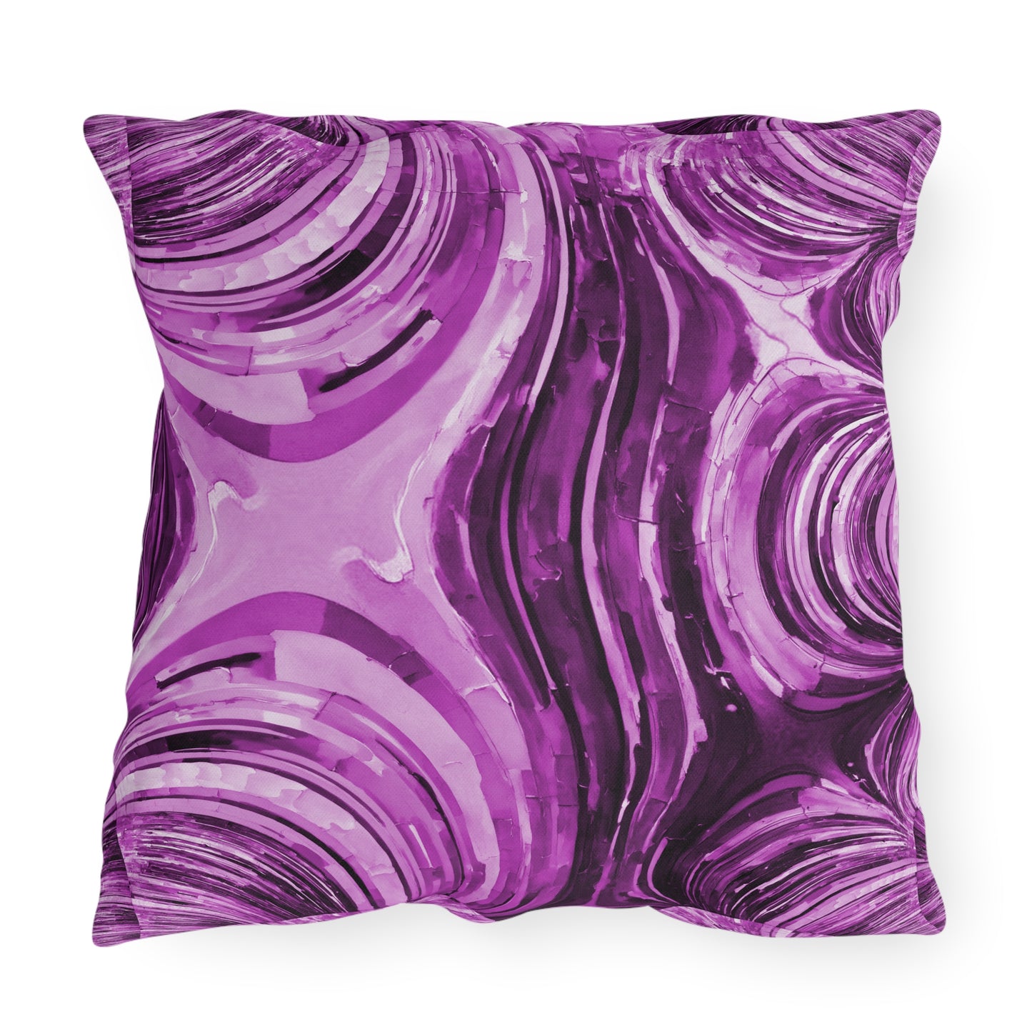 Uzi Spiral Powder Lavender 20" x 20" Outdoor Pillow