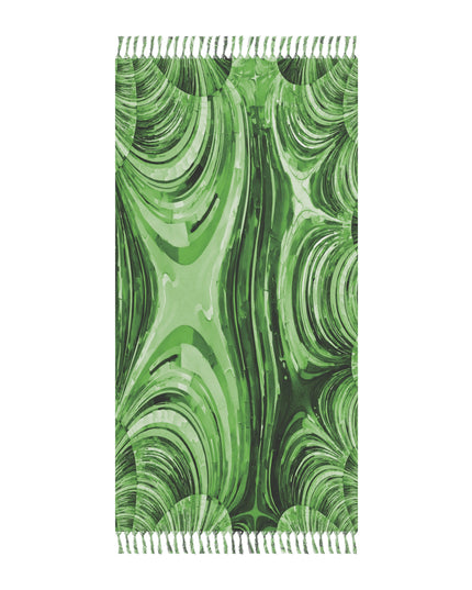 Uzi Spiral Mint Pastel 38" × 81" Boho Beach Cloth