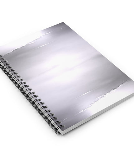 Sephia Sea Dark Fog Spiral Notebook - Ruled Line, 6" x 8", 118 pages