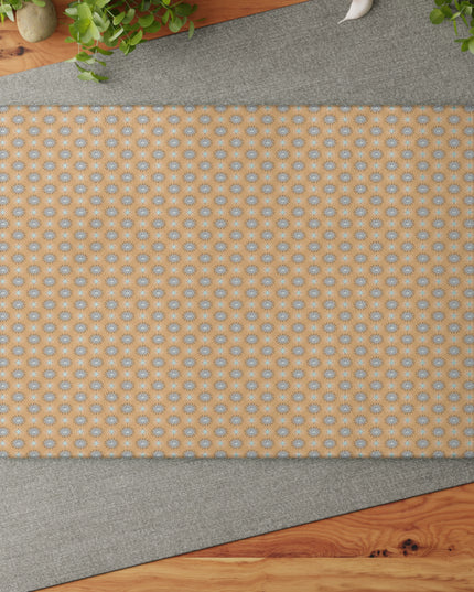 Tan Sunset Star-crossed Bodies Glass Cutting Board, 11" x 15"