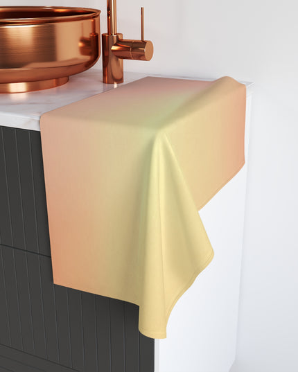 Hot Peach Fade Hand Towel, 16" x 28"