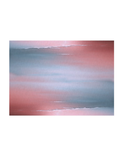 Gray Sea Pink Fog Outdoor Rug, 60" x 84"