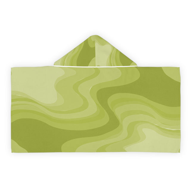 Lemon Wavey Youth Hooded Towel, 24" x 48"