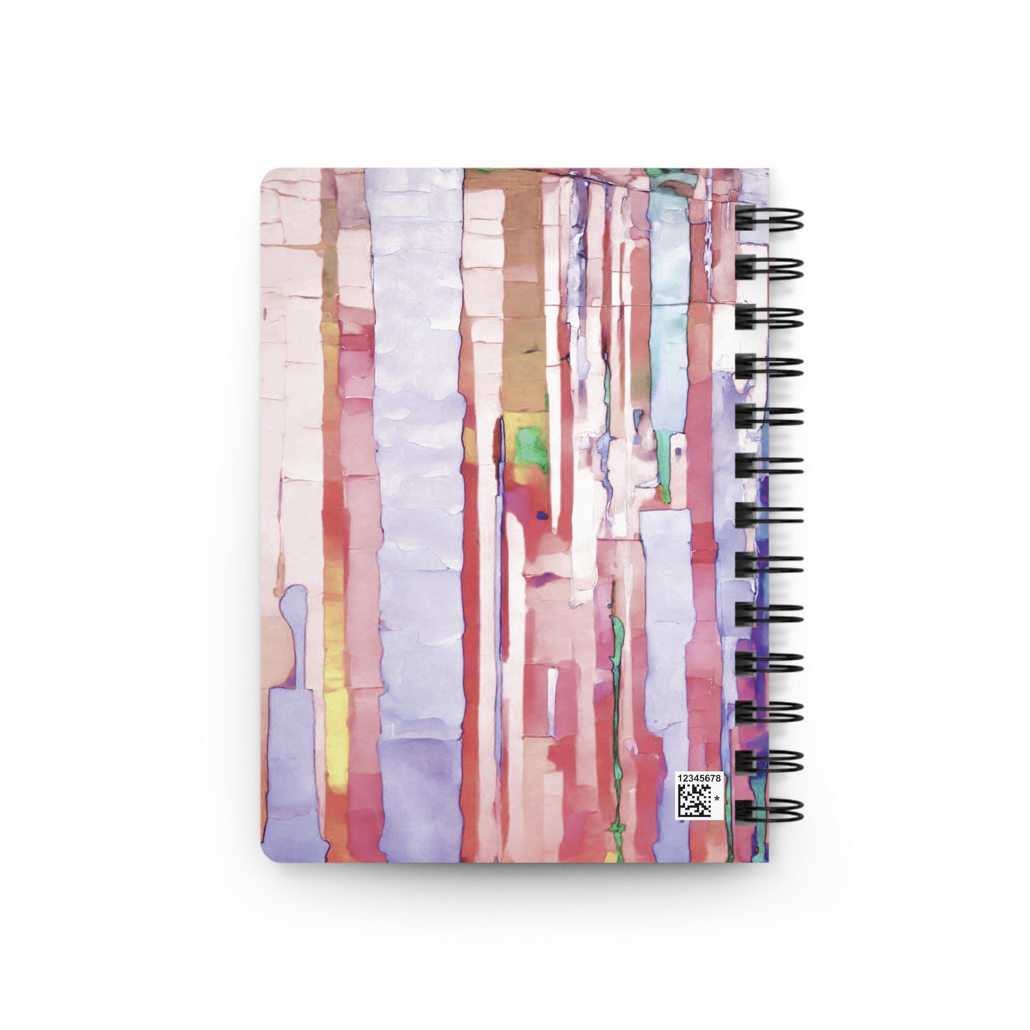 Striped Pastels Spiral Bound Journal, 5" x 7" 150 pages