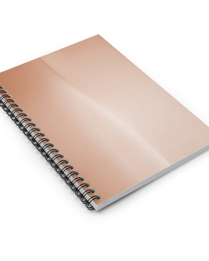 Soft Fade Wavey Spiral Notebook - Ruled Line, 6" x 8", 118 pages