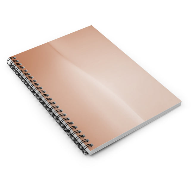 Soft Fade Wavey Spiral Notebook - Ruled Line, 6" x 8", 118 pages