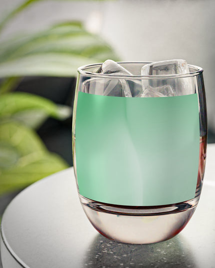 Mint Fade Whiskey Glass, 6 oz