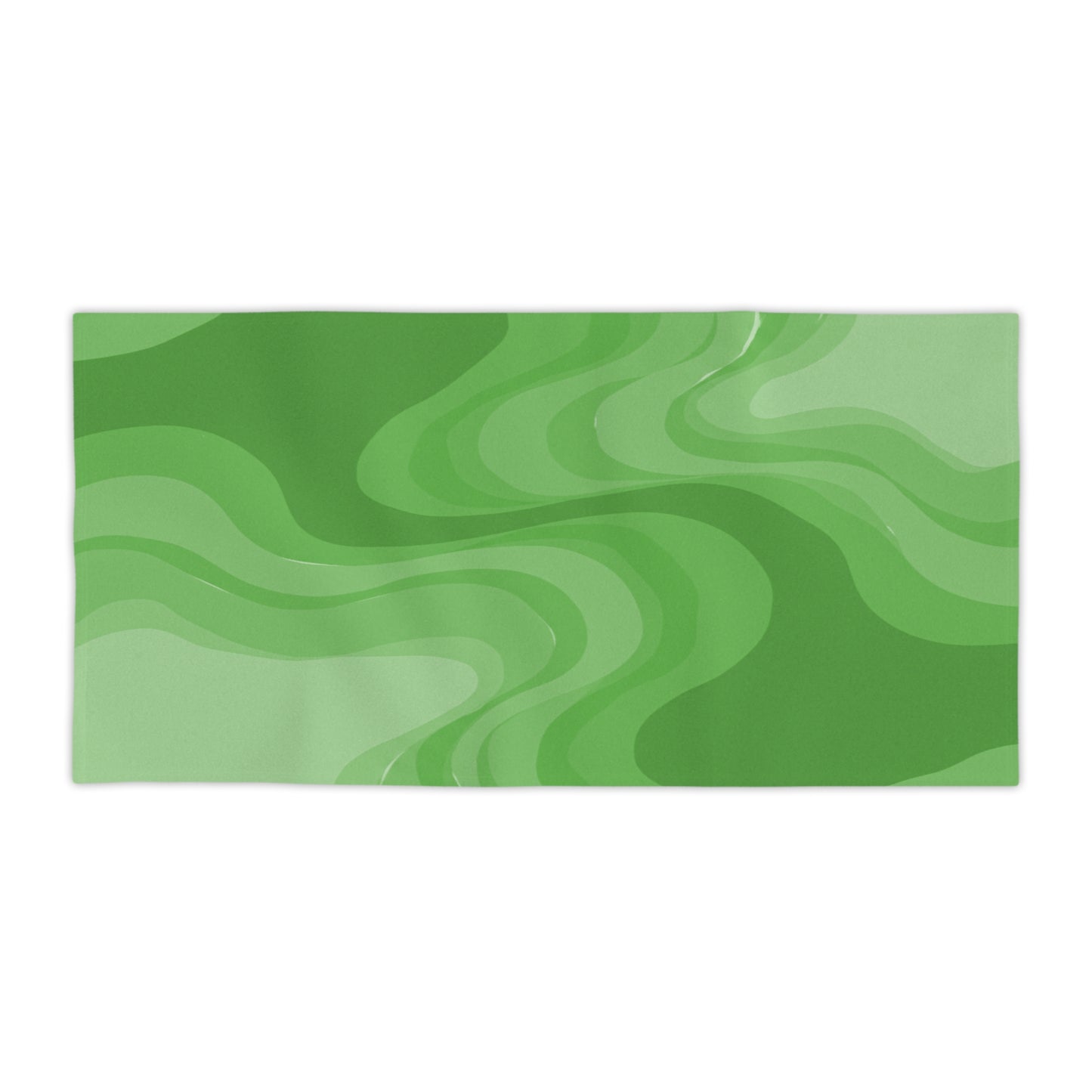 Greenie Meanie Wavey Beach Towel, 30" x 60"