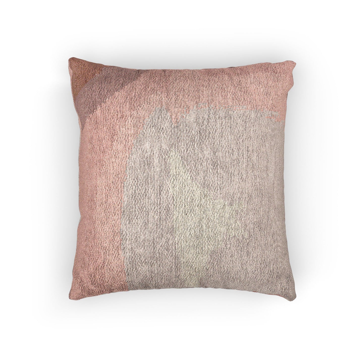 Rose Red Fade Woven Pillow, 17" x 18"