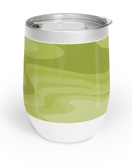 Lemon Wavey 12 oz Chill Wine Tumbler