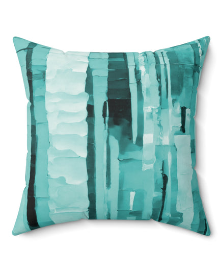 Striped Tif 20" x 20" Faux Suede Square Pillow