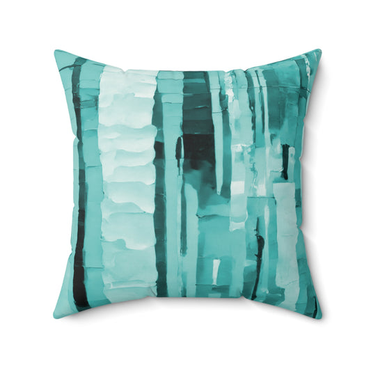 Striped Tif 20" x 20" Faux Suede Square Pillow