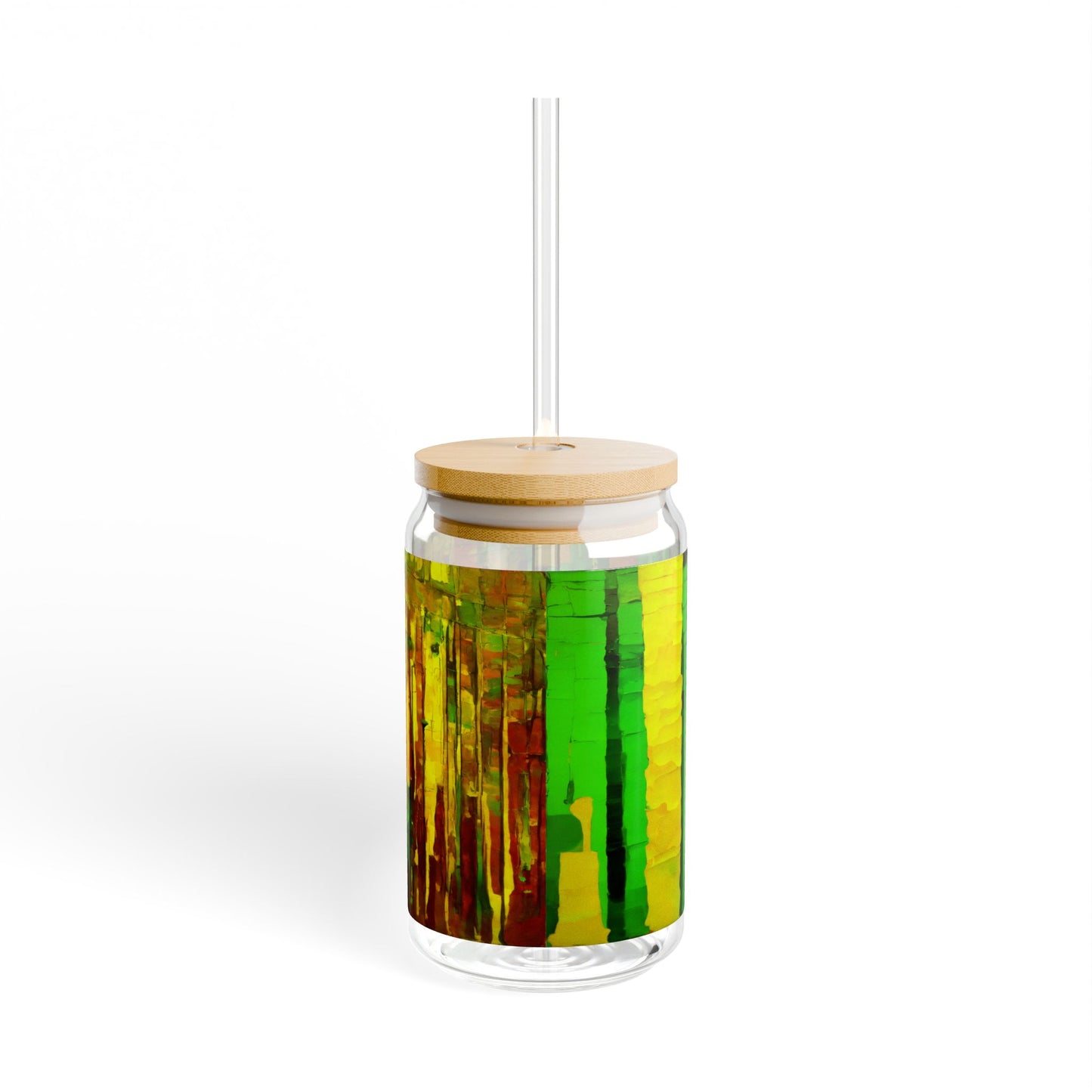 Striped Beta Sipper Glass, 16oz