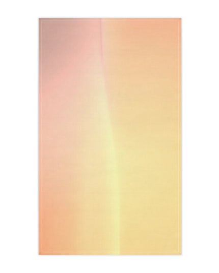 Hot Peach Fade Tea Towels (cotton, poly), 18" x "30