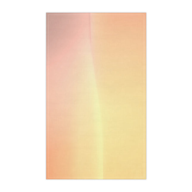 Hot Peach Fade Tea Towels (cotton, poly), 18" x "30