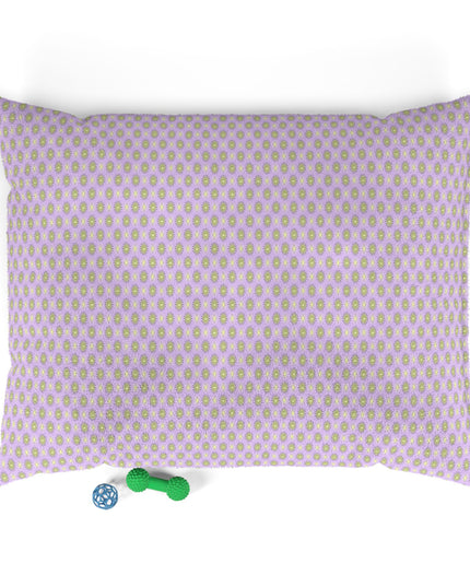 Magenta Star-crossed Bodies Pet Bed, 50" × 40"