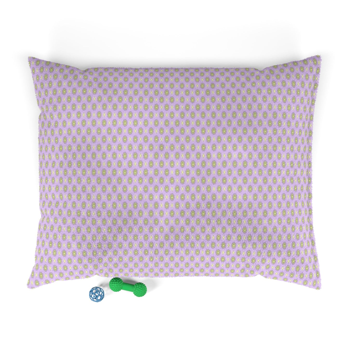 Magenta Star-crossed Bodies Pet Bed, 50" × 40"