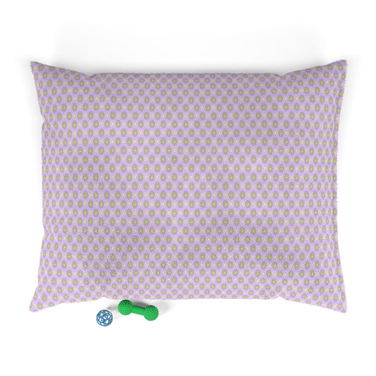 Magenta Star-crossed Bodies Pet Bed, 50" × 40"