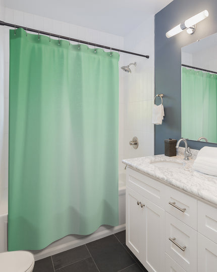 Mint Fade Shower Curtains, 71" x 74"