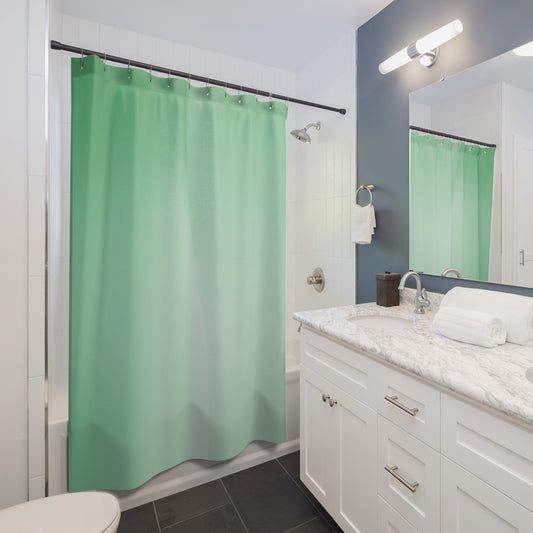 Mint Fade Shower Curtains, 71" x 74"