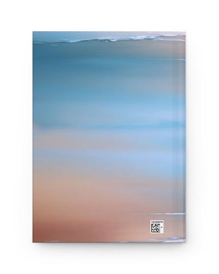 Blue Sea Peach Fog 5.75" x 8" Hardcover Journal Matte with 150 lined pages